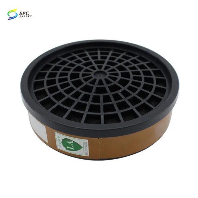 Safety against organic vapors gas rounded activated carbon Replaceable respirator filter cartridge of respiratory facepiece