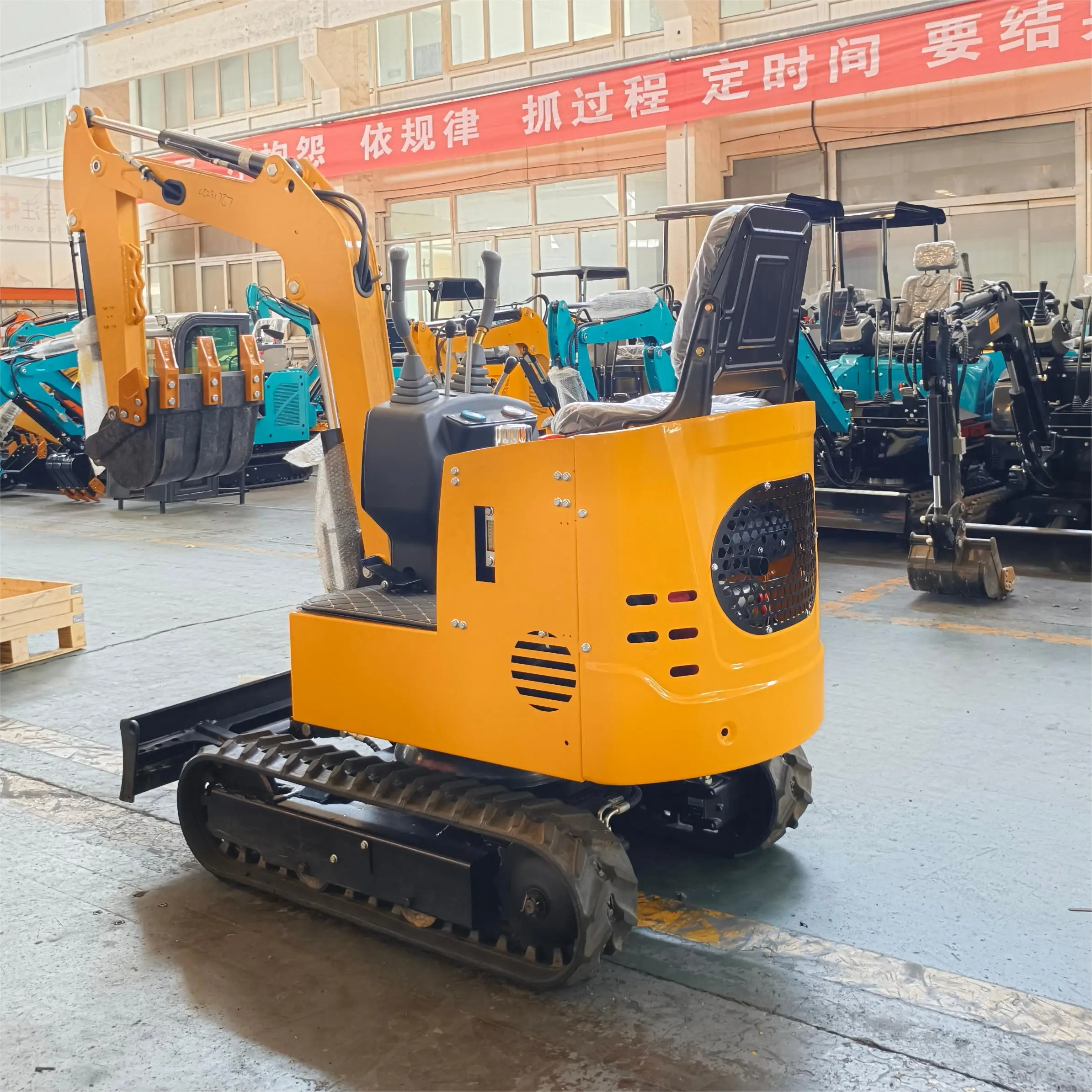 Hot Selling Construction Machinery Excavator 1.2Ton Hydraulic Tracked Excavator