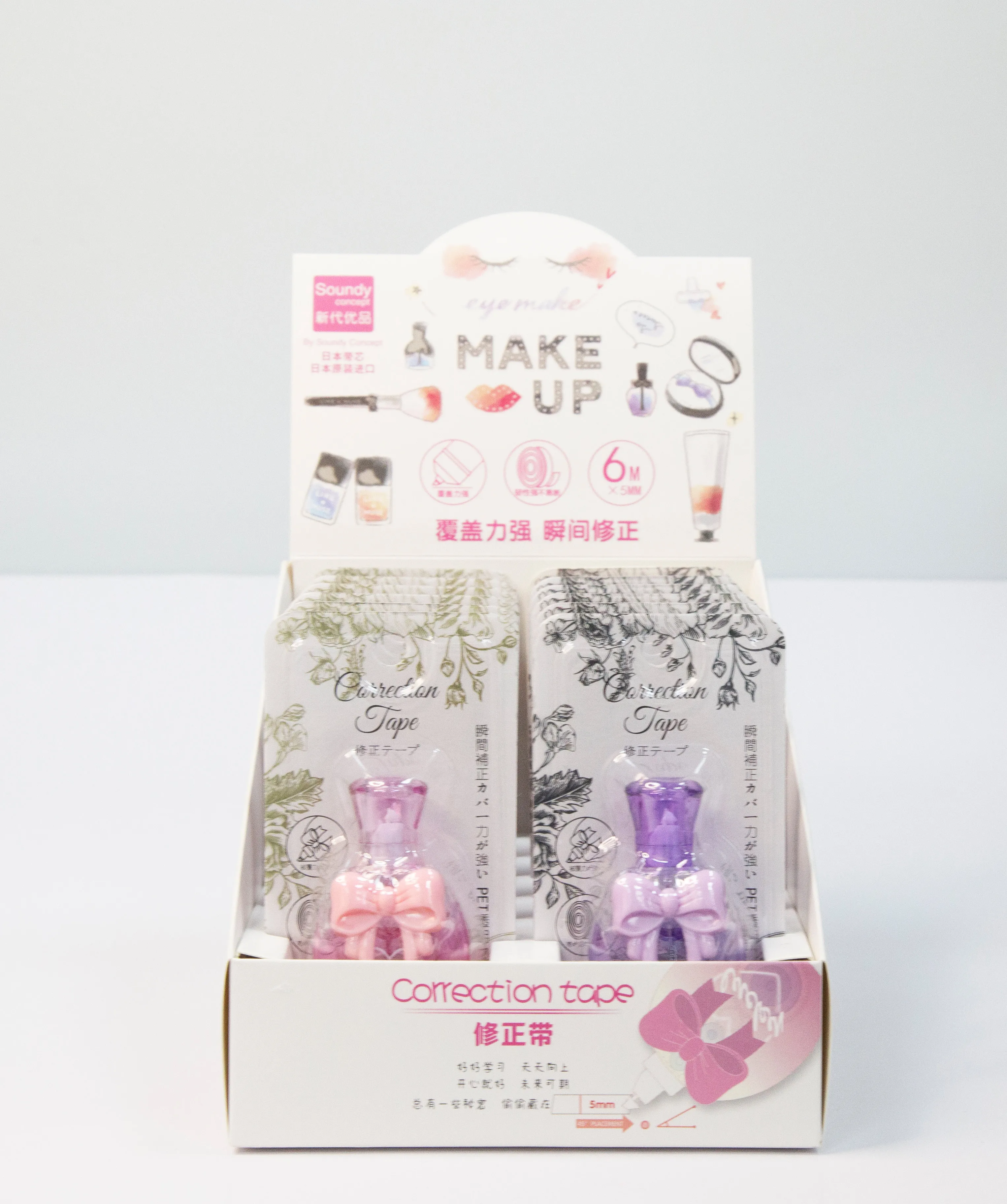 New products kawaii stationery Cartoon kawaii Perfume bottle Shape Student cute Stationery White Out Correction Tape for kids