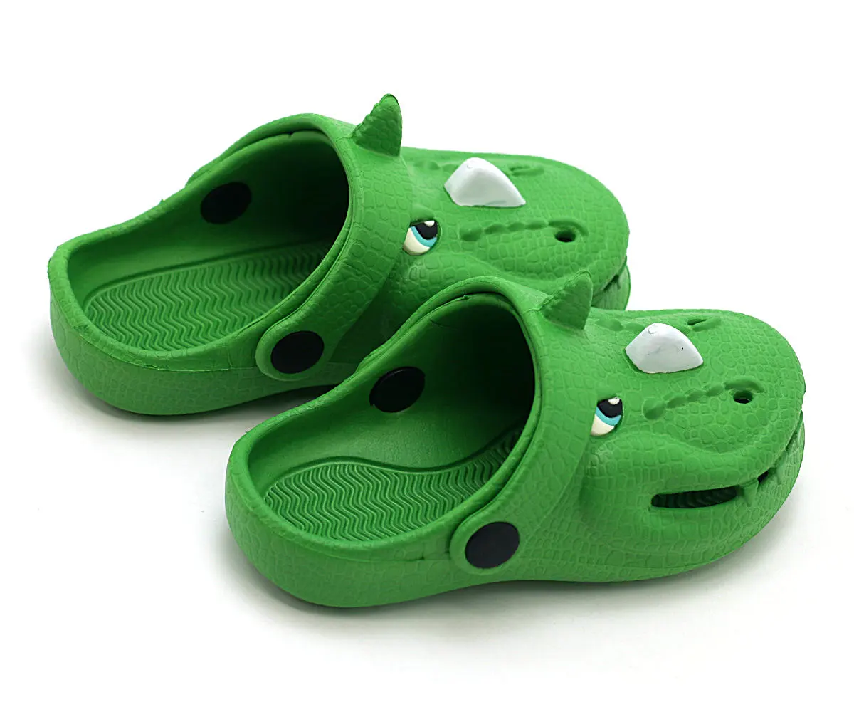 Kids Summer EVA CLogs Shoes Crocodile Shape Children Beach Flat Slippers Boys Girls Slippers Beach Sandals Shoes