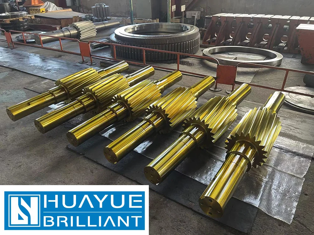 High quality grinding ball mill part durable ball mill pinion shaft