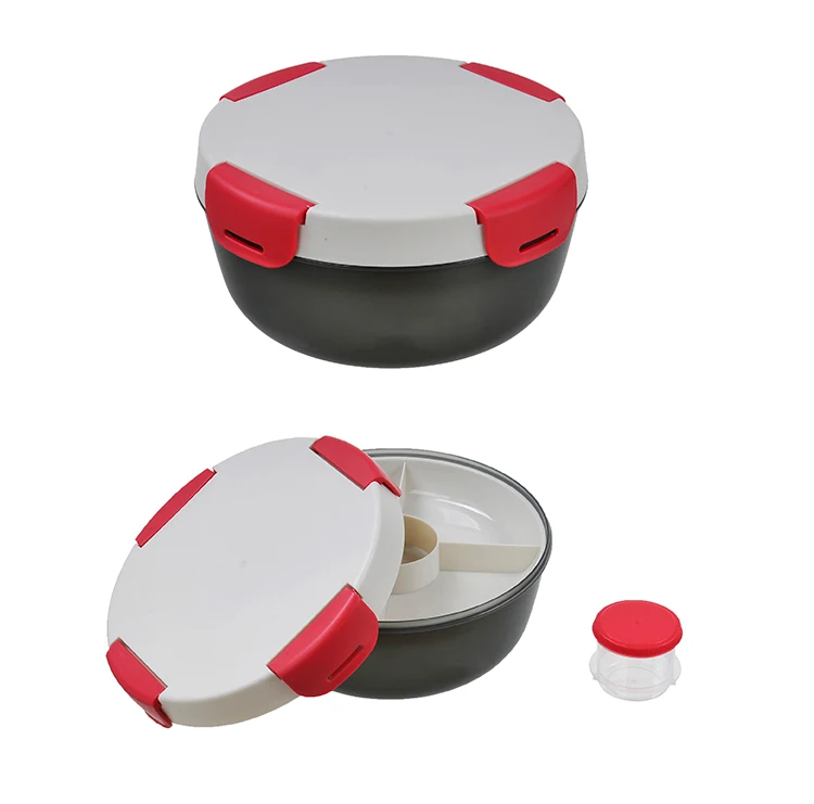 Wholesale Meal Prep Containers Box Disposable Salad Bento Box Reusable Plastic Containers