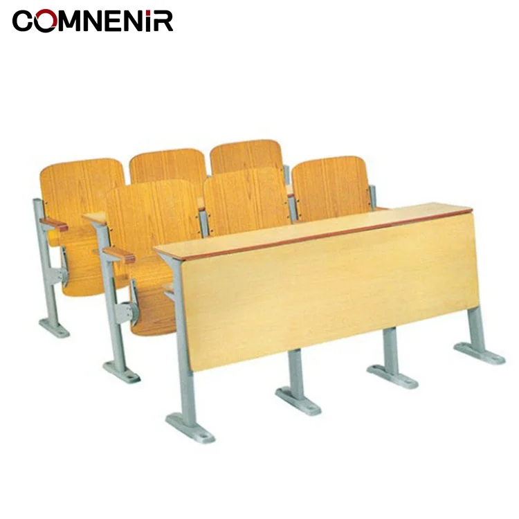 University Lecture Theatre Chair and Table Set Large Meeting Room Desk for School Education and Conference Purpose