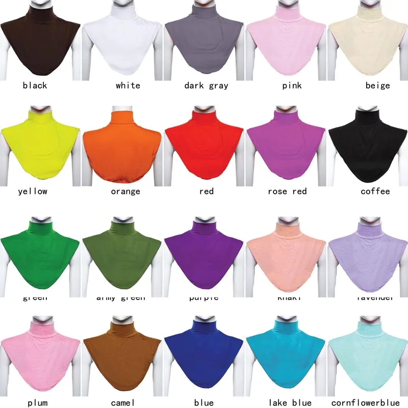 
Brand new Jersey material tube hijab inner neck cover hijab extension muslim neck cover 