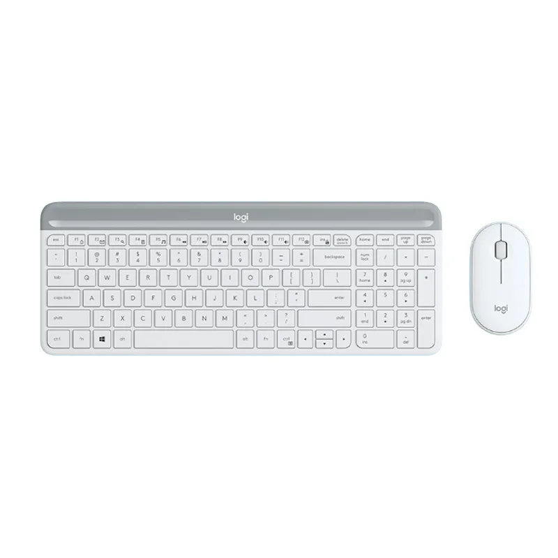 Wholesale Original Logitech MK470 Keyboard And Mouse Set Slim Ultra-Thin Wireless Keyboard Silent 1000DPI Optical Mouse