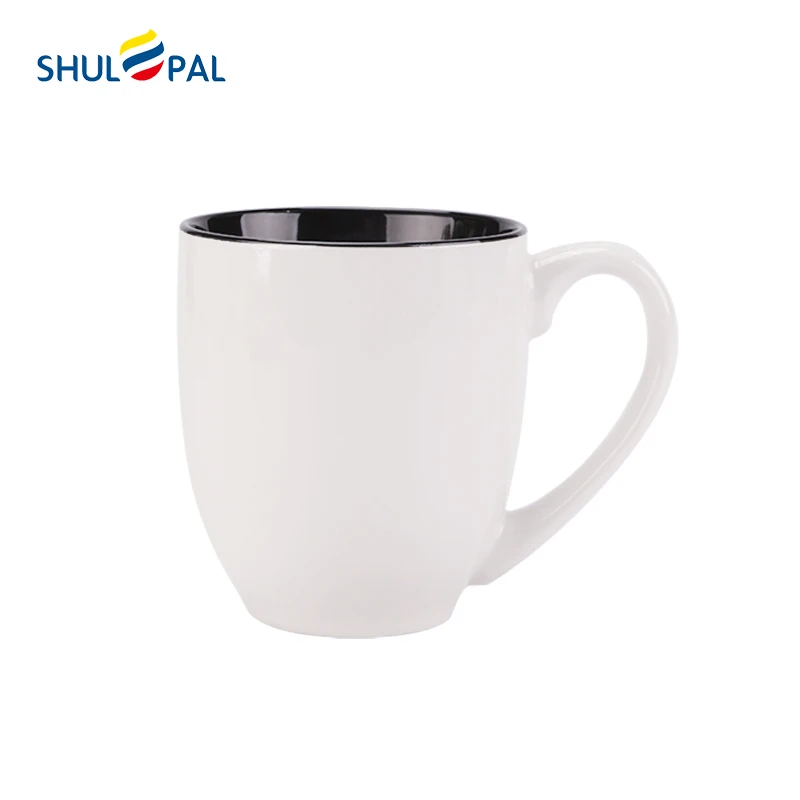 Wholesales Nordic Style 15oz Large White Ceramic Bulk Coffee Travel Mug Porcelain Camping Mugs Cups