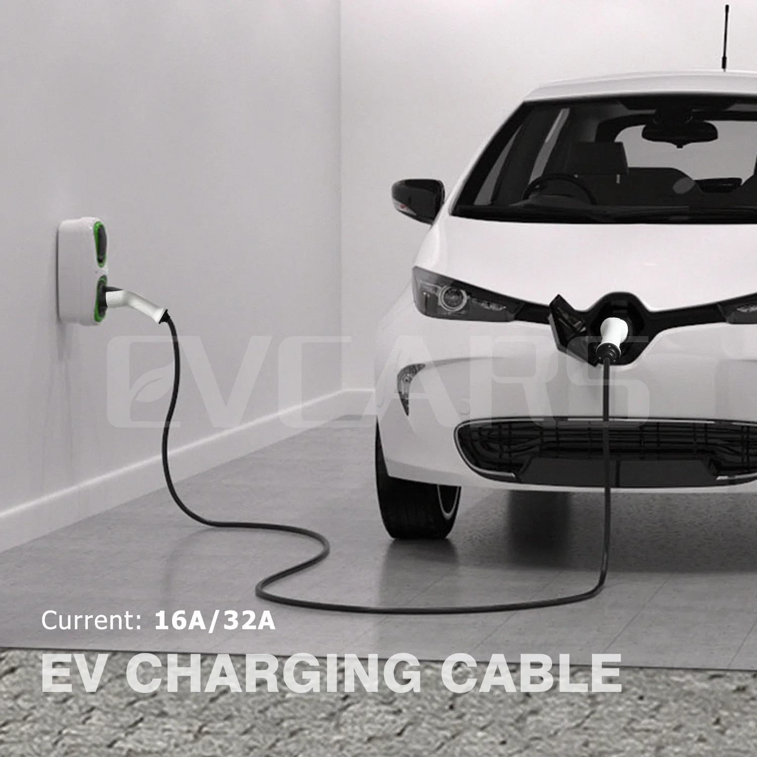 Зарядный кабель для электромобилей ZENCAR 16 А 11 кВт тип 2 на разъемы IEC 62196 уровень 3 портативные ev-разъемы домашние зарядные устройства переменного
