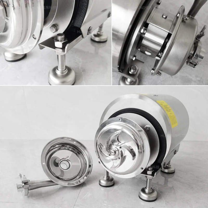 Food grade liquid juice milk transfer pump stainless steel wine beverage centrifugal pump