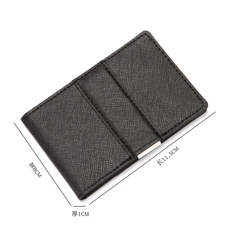 lanyard  Leather PU Wallet Phone Custom Rfid Id Card Holder Wallet For Men Slim Holder