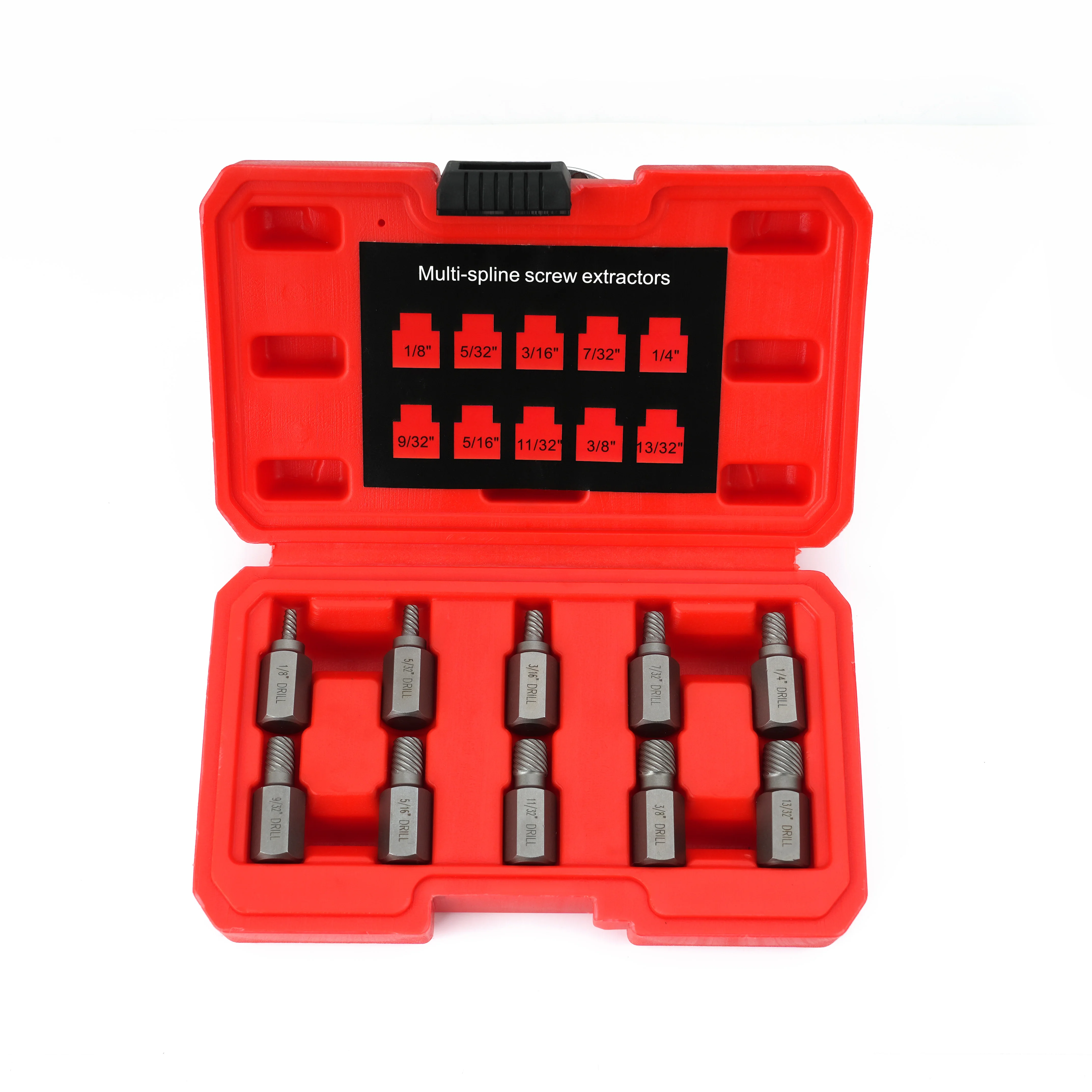 2024 new 10pc Screw Extractor Set of damaged screw broken bolt set