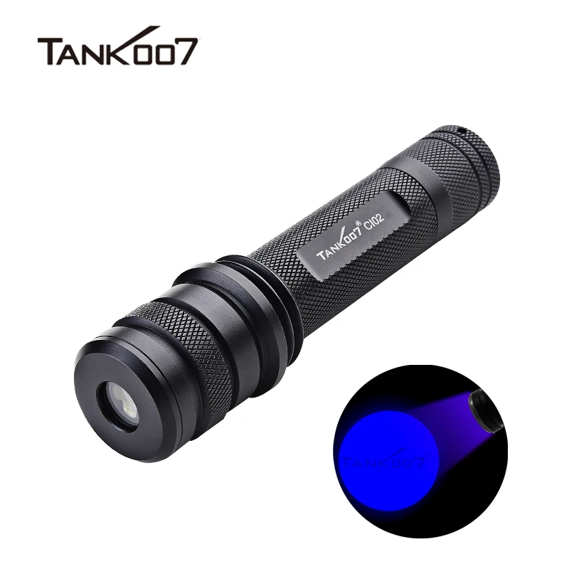 Tank007 365nm uniform uv torchlight CSI crime scene inspection torch uv flash light blacklight forensic flashlight led linternas