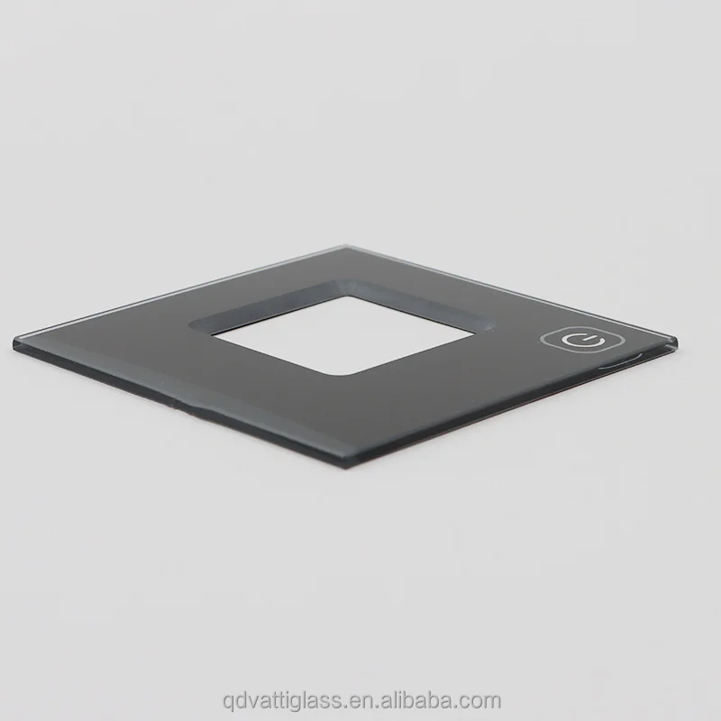 Пользовательский умный Wifi сенсорный настенный выключатель света стеклянная панель