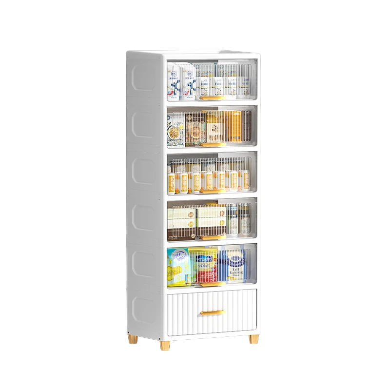 House use Multi-Layers  storage  Toys clothes organizer Space Saving  Storage Box Transparentt Storage Cabinet