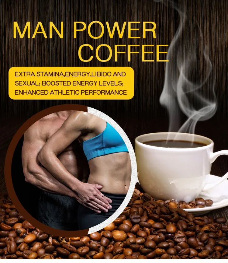 2019 Best Selling  Male Power Coffee X-sexual Enhancement Tongkat Ali Moca Extract Instant Coffee