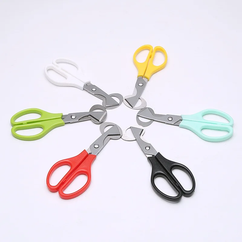 Wholesale Price Hot Sale Plastic Handle Kitchen tool Kitchen Scissors Quail Egg Scissors