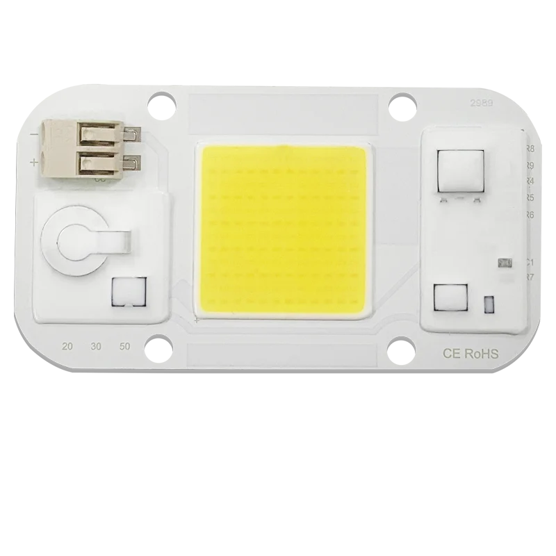 Newspectrum Solderless Connector Driverless COB LED Flip Chip 220V LED COB High Power 50W LED COB