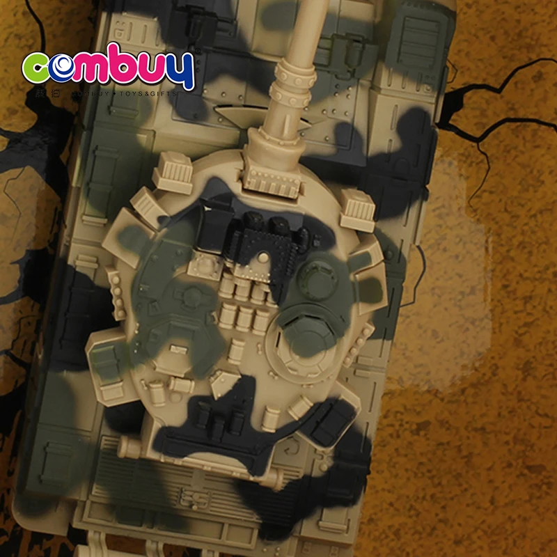 Simulation remote control four way lighting music 1:18 rc tank military toy