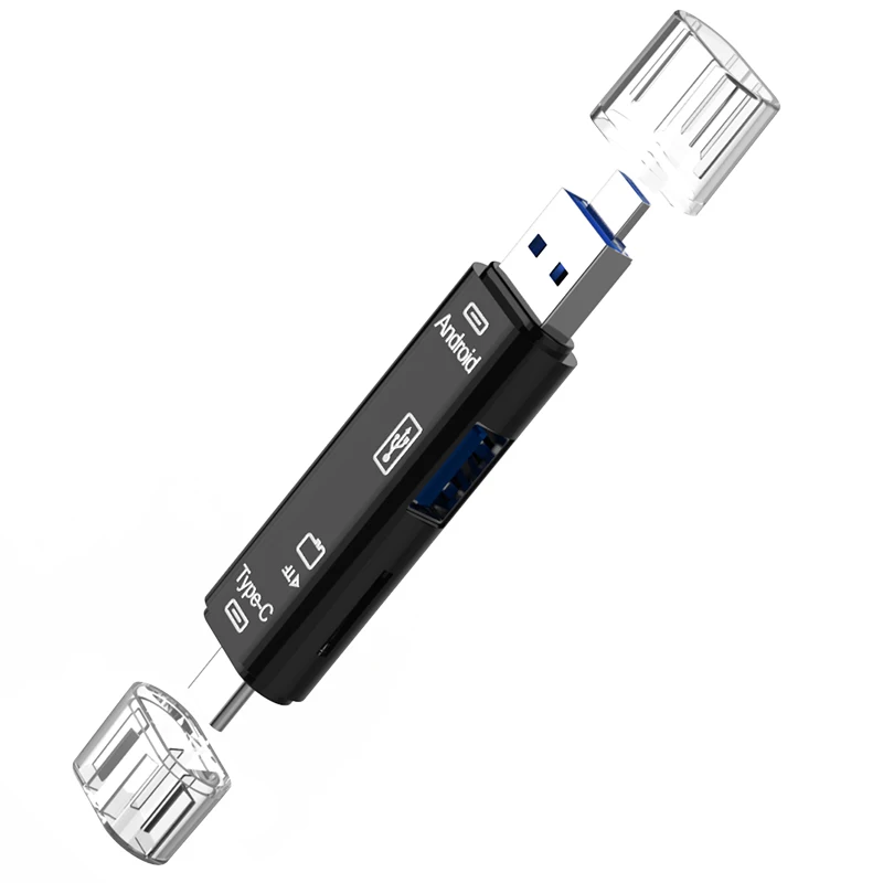 2020 Горячее предложение чтения карт памяти Type C MINI USB 2,0 OTG Micro SD/SDXC TF кард-ридер для ноутбуков