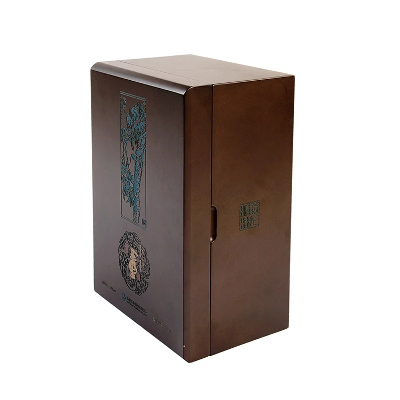 
Customized wholesale free shipping wood wine box 