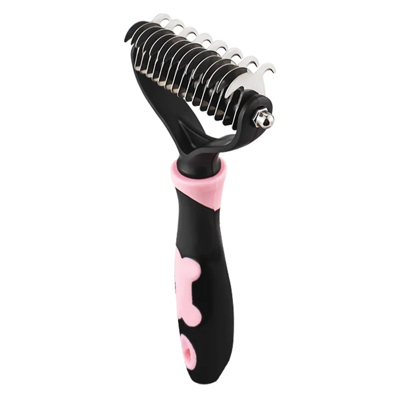 Dog Grooming  Comv Cat Brush Deshedder Brush Dogs Shedding Tool for Long matted Haired Pets