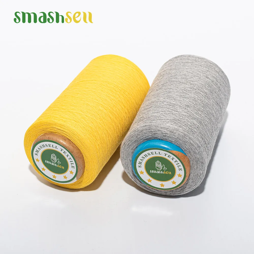 Open End Regenerated Cotton Multi Color Undyed Knitting Yarns