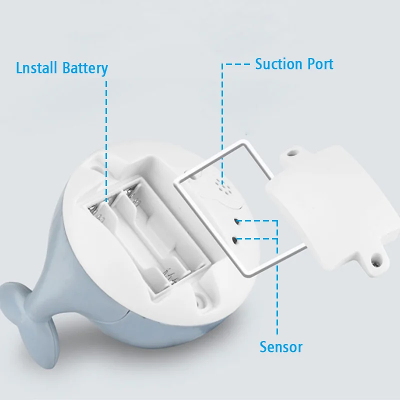 Baby Bath Animal Bath Toy Whale  Bathtub Shower Toys Kids Automatic Induction Spray Water Bath Toy with Light  SS