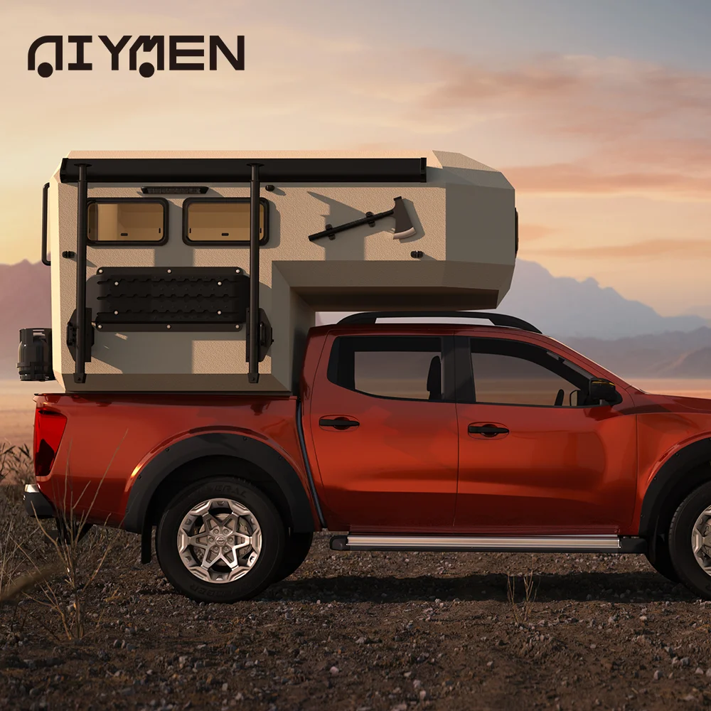 Howo Bed Slide in out Box 4x4 Shell Caravan Slide on Tacoma Truck Camper Good Body Camper for Truck