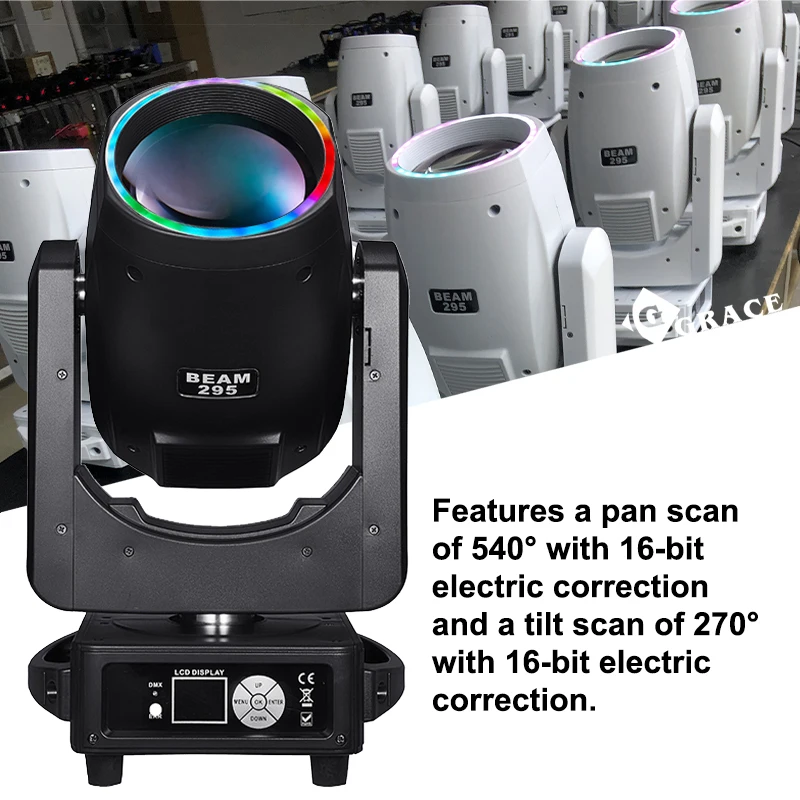 Igracelite Hot Sale Stage Lighting Equipment Professional Moving Head 3in1 295 Sharpy Beam Effect Light Moving Head