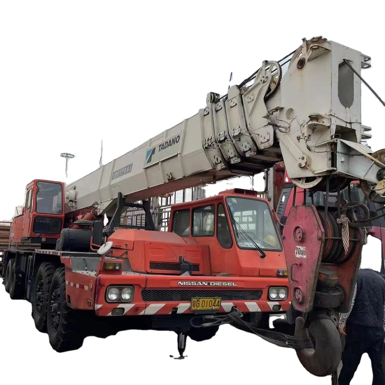 TADANO 70T 50ton 30ton Hot sale cranes   used tadano tg700e tl300e folding booms pickup crane for sales in stock