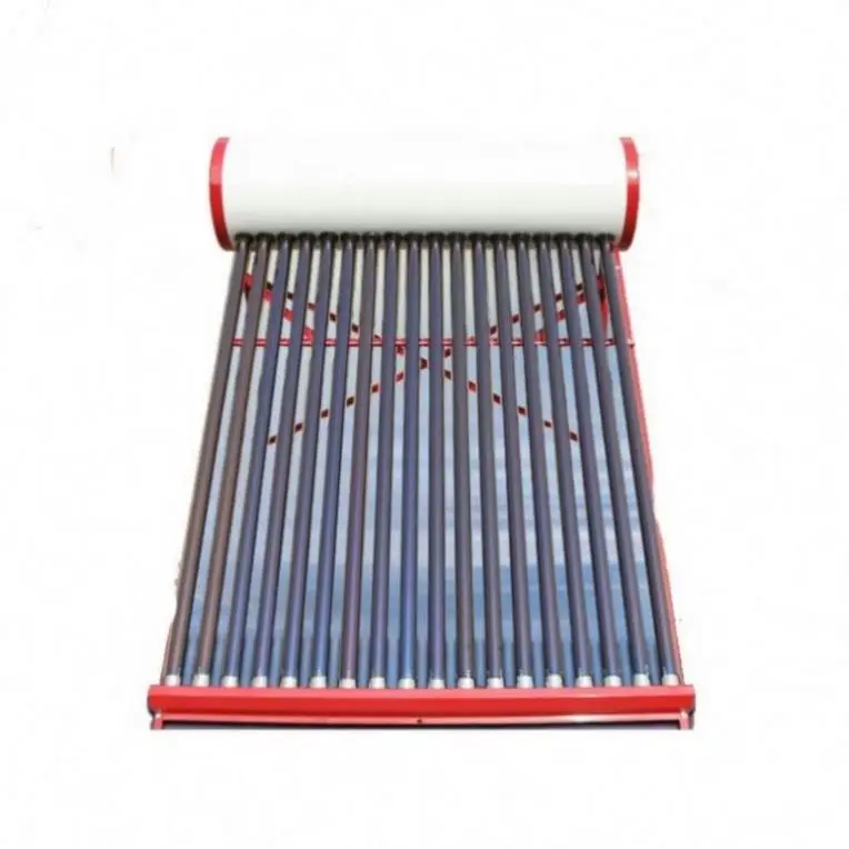 Water Heater For Tank Heaters Flat Panel Central Hotel 12 Volt Swimmingpool Vacuum Tube Heat Pipe Indirect Sun Solar Collector