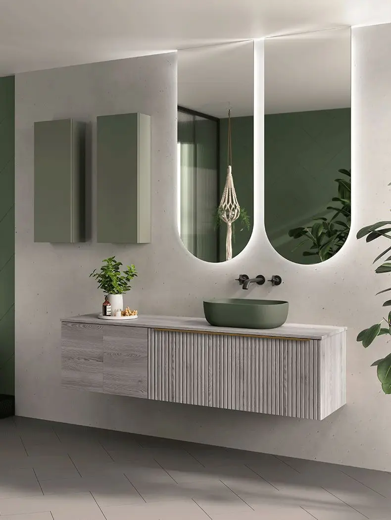Full Length Mirror Bedroom with 3 colours LED light Hanging Mounted Safe to Use, Square White