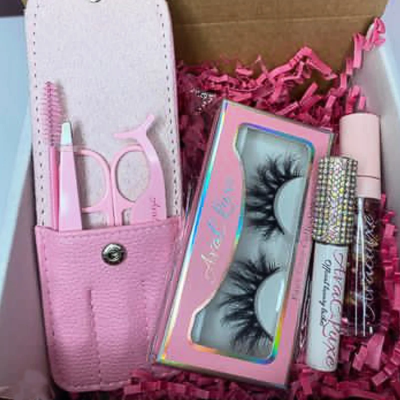 90 Degree Russian Volume Blush pink Eyelash Extension Tweezers/L Tweezers