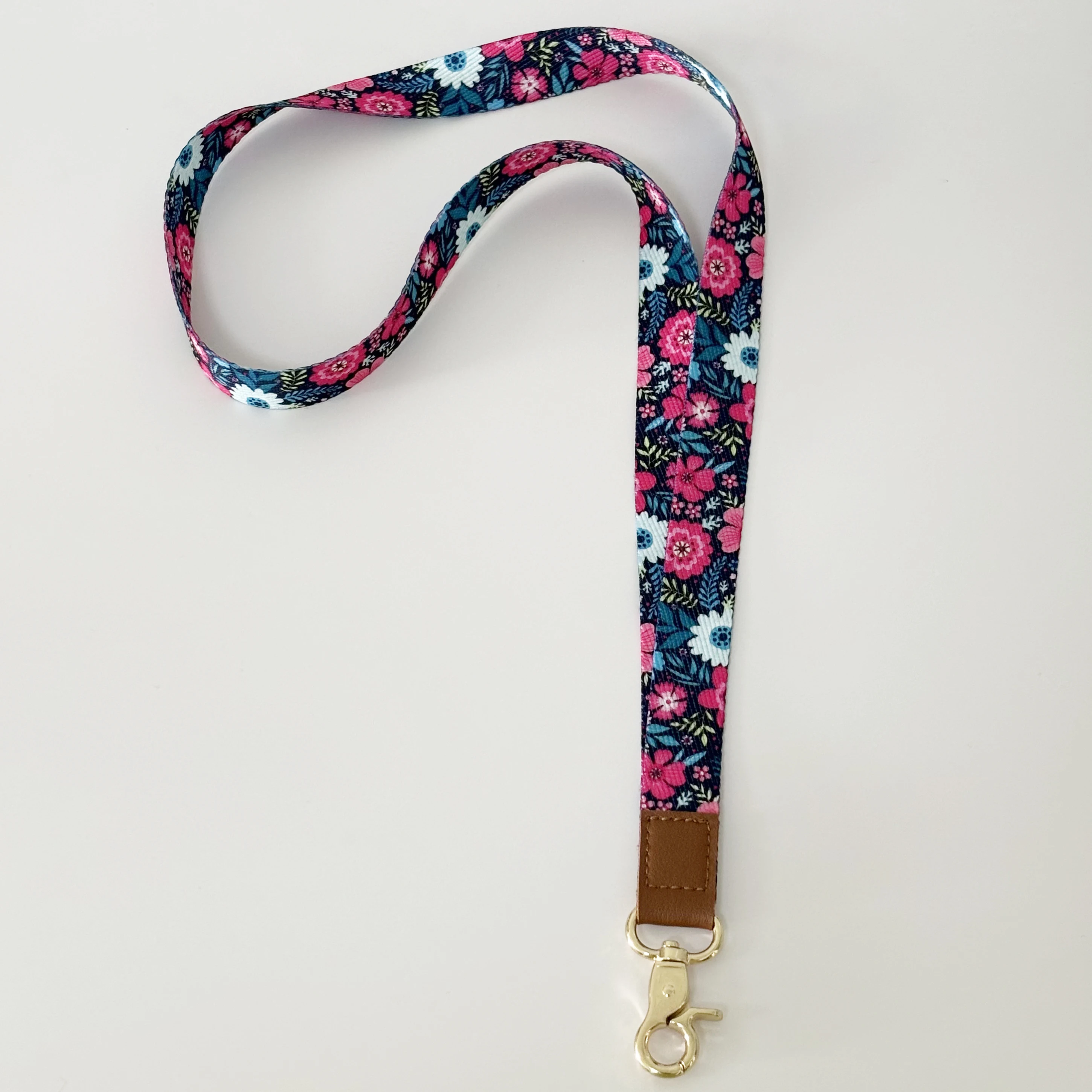 Lanyard Factory Personalized Fashion Women Leather Sublimation Phone Neck Strap Custom Key Lanyard