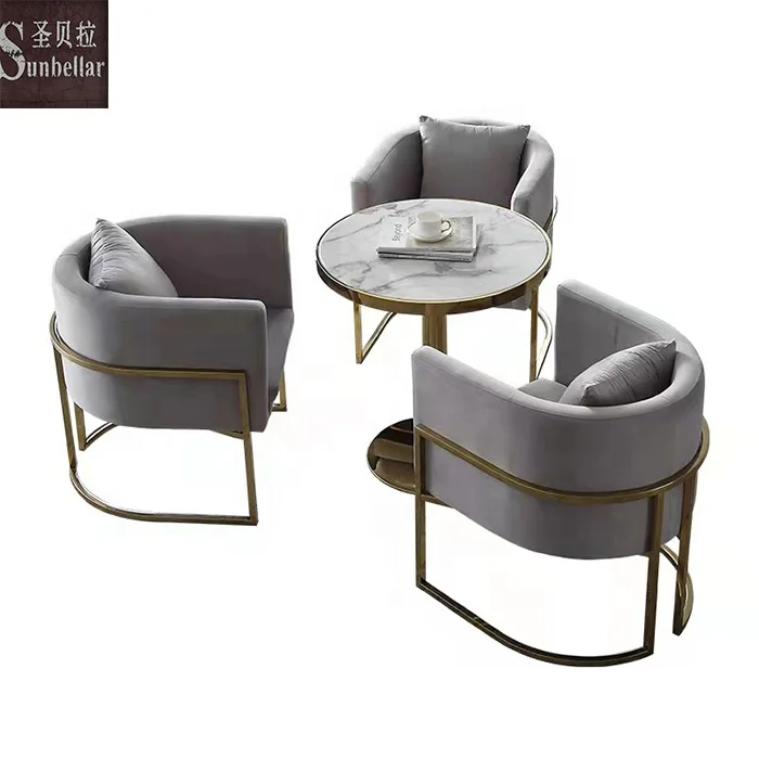 modern living room chair velvet stainless steel leg accent chairs upholstered fabric armchairs household hotel cafe restaurant