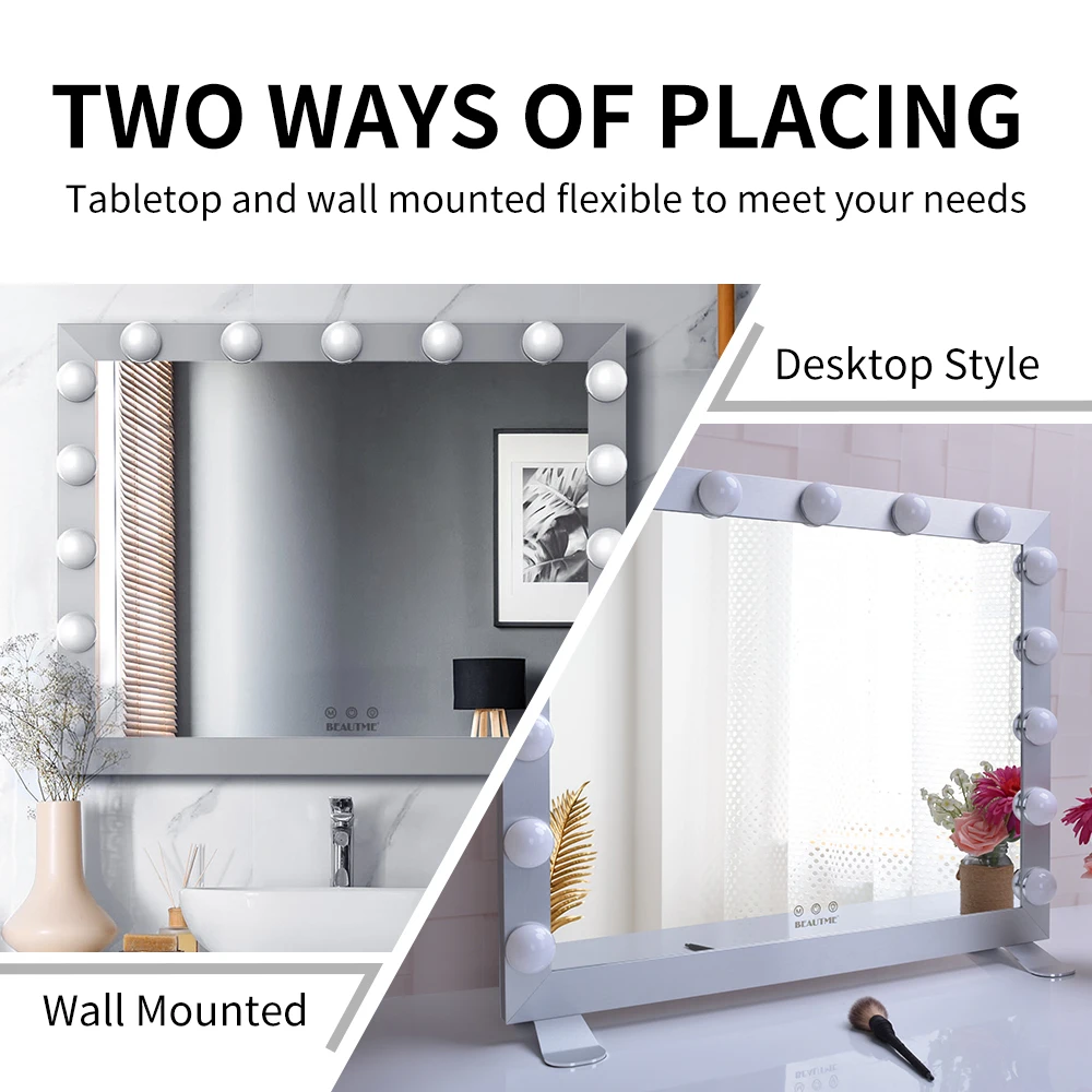 Gift for woman Espejos led maquillaje Lighting Mirror Makeup Studio Beauty Care LED Hollywood Super Star Vanity Mirror