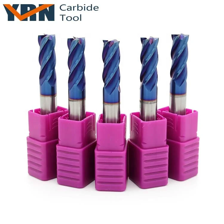 Top Picks Solid Carbide 4/6/8/10/12mm End Mill Cutter For Titanium & Heat-treated Steel