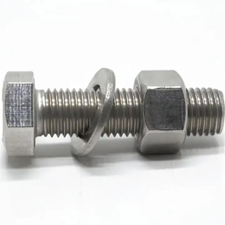 M3 M4 M5 M6 M8 M10 M12 304 stainless steel screw bolts and nuts manufacturers nylon nuts hex hexagon lock nut