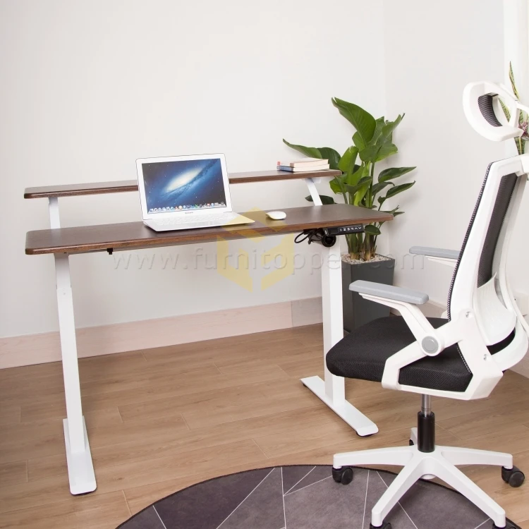 Electric Adjustable Height Work Table Ergonomic Standing Computer Motorized Desk