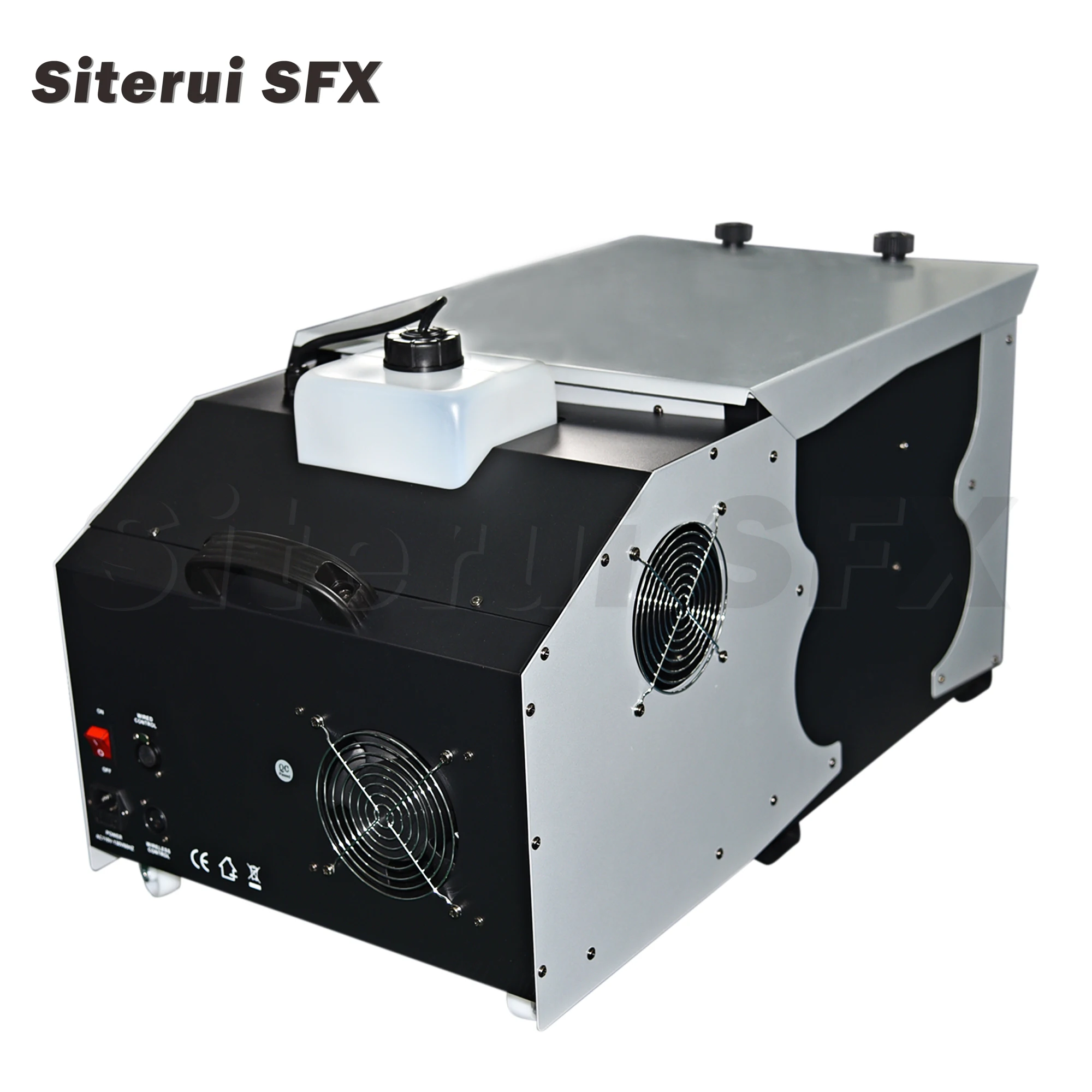 SITERUI 1500W ground low fog machine /low lying smoke fog machine,  DMX+remote Wedding smoke machine