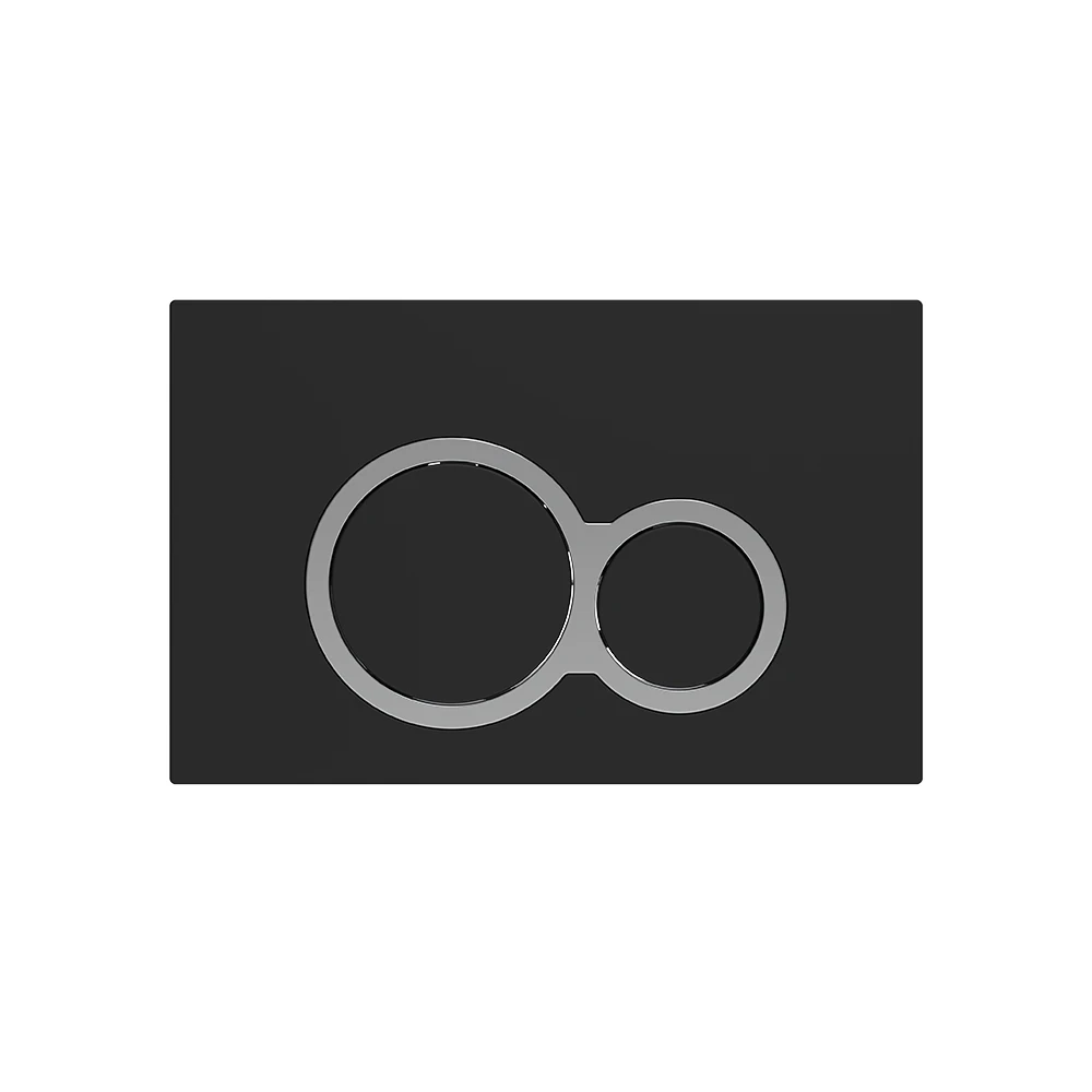 Modern Design Dual Flush Plates Mechanical Pneumatic Push Buttons Option for Toilet Push Buttons