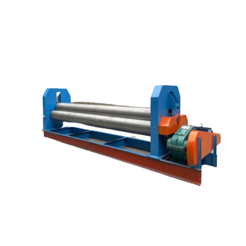 electric 3 rollers type metal roller plate rolling machine 1000mm for rolling