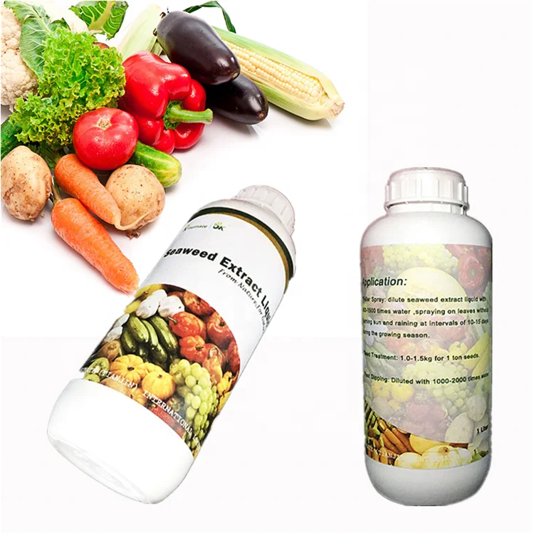 Quick Release 100% Seaweed Extract Organic Fertilizer Liquid Seaweed Extract Seaweed Fertilizer