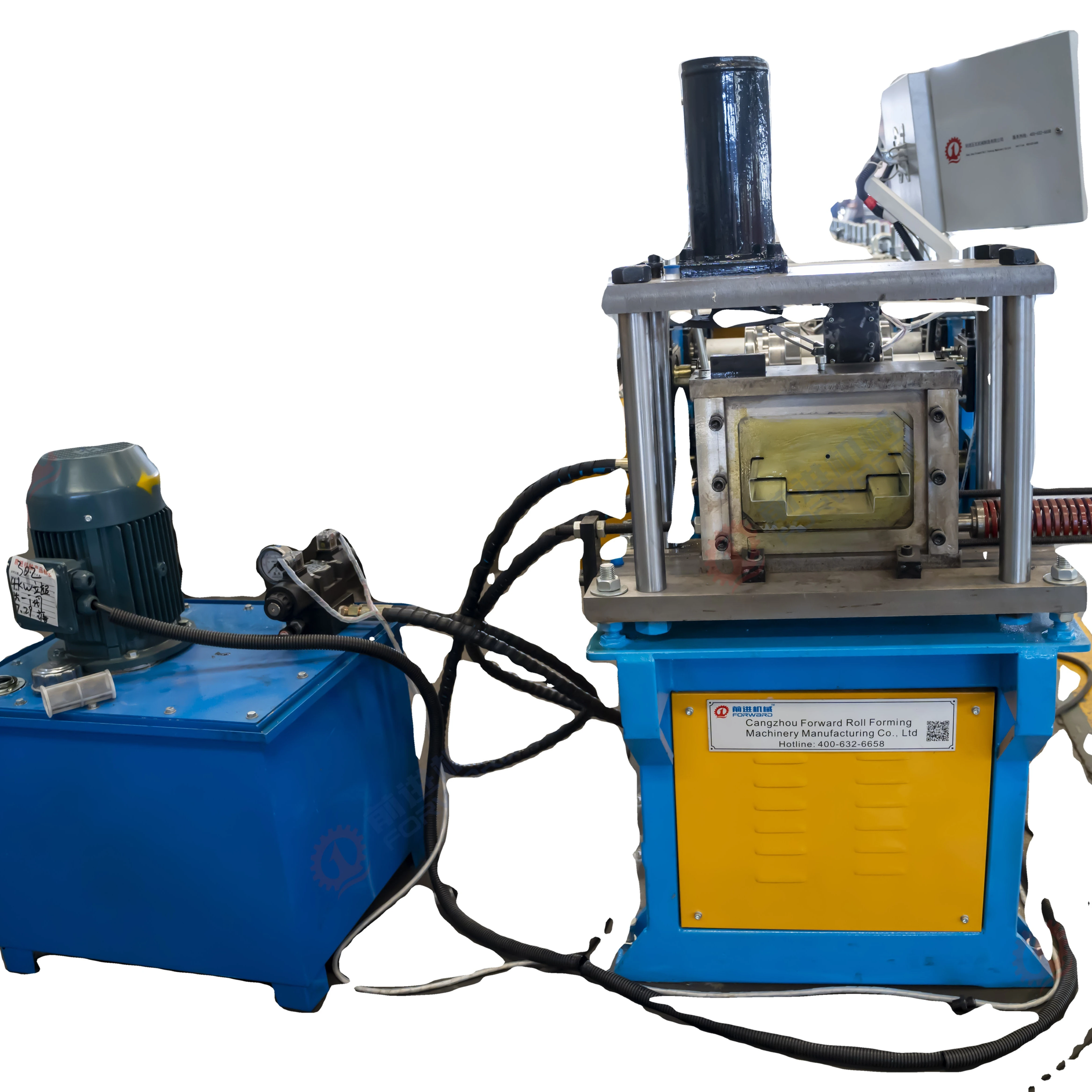 Door Frame Gate Rolling Forming Machine Steel Metal Door And Window frame machine/ Frame garage door making machine