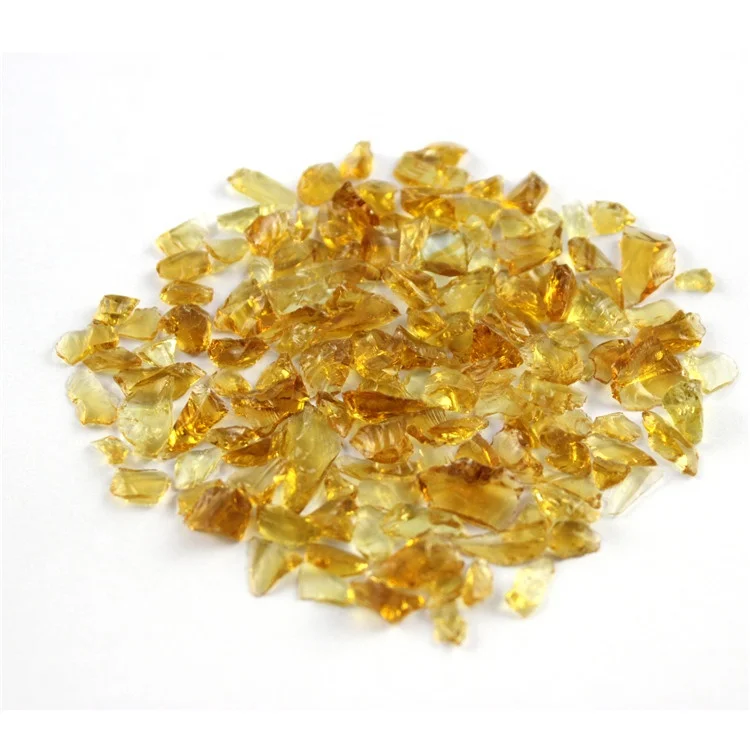 Crushed red glass chips for terrazzo tiles /Colored glass stones