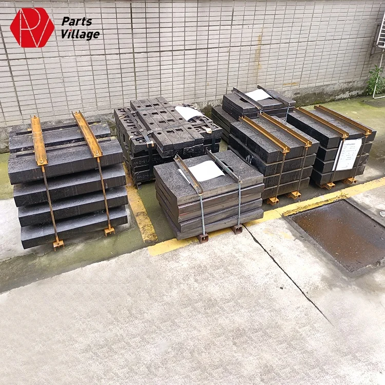 Original quality martensite with ceramic Insert RubbleMaster Terex Kleemann spare parts impact crusher blow bars