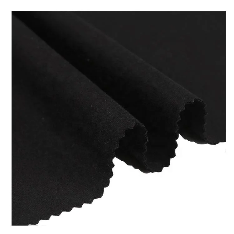 40s RT Sirospun poly elastane 380GSM knitting stretch ponte roma fabric for pants or coat