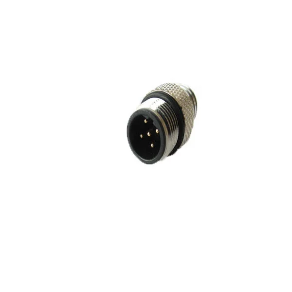female connector 5 pin m12 shielded round connector