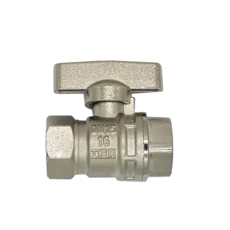 China Factory Brass ball valve with  aluminum  handle