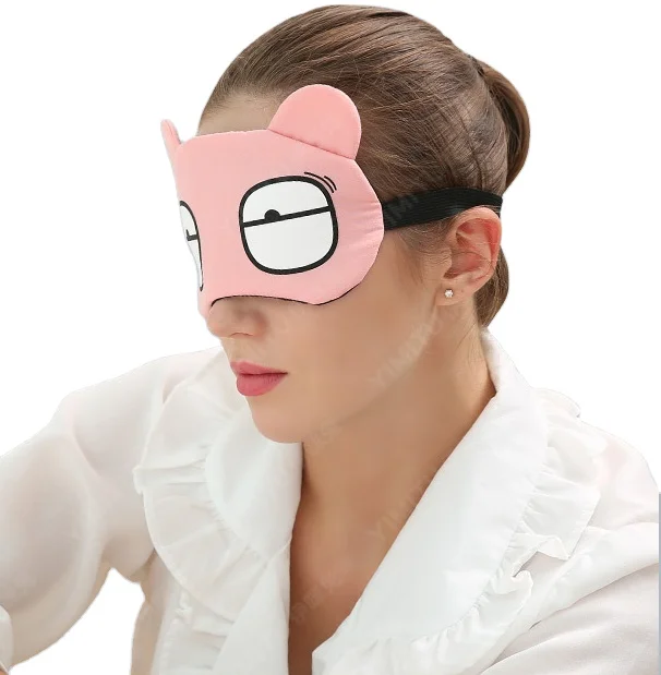 
Factory direct cute cartoon expression hot and cold dual-use ice pack shading sleep cold and hot sleep eye mask 