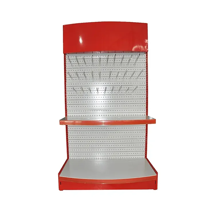 wholesale modern design colorful supermarket shelf tool display gondola wall racks